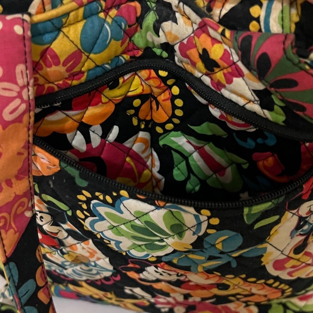 Vera Bradley Disney Midnight with Mickey Small Backpack - Picture 9 of 11